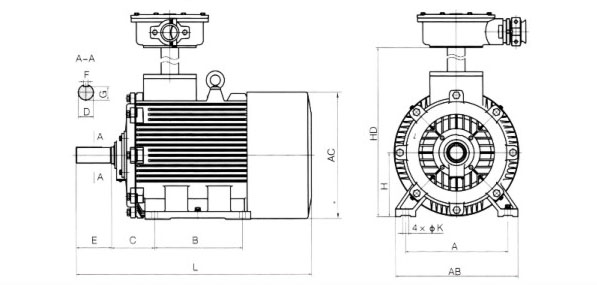 YBF2风机专用防爆电机